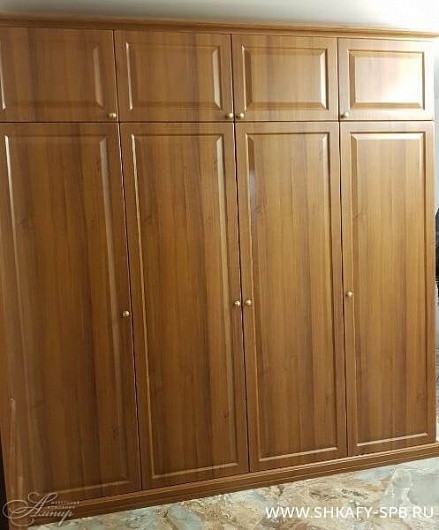 Шкаф классический двери распашные МДФ в  плёнке ПВХ